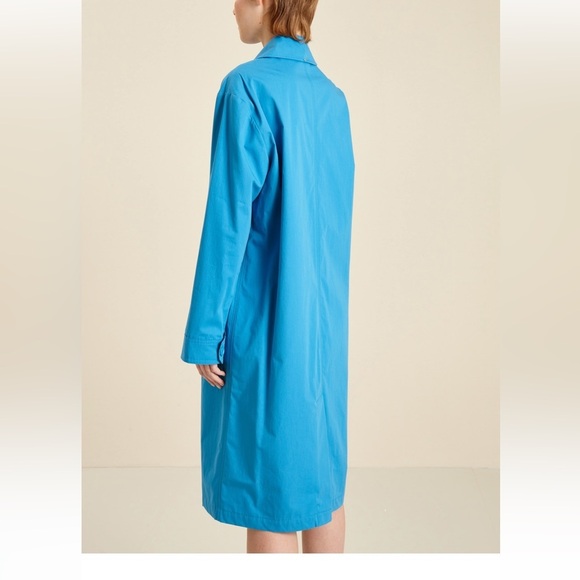 MaxMara SportMax Label-cut Poplin Shirt Trench Dress US4/6 165/88ANew Never Wore - Picture 4 of 16